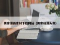 扶余黑客漫画素材下载网站（黑客动漫头像）
